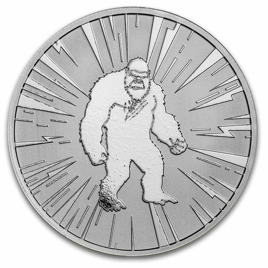 1 oz Silver Round - Godzilla x Kong - Kong BU in TEP | eBay